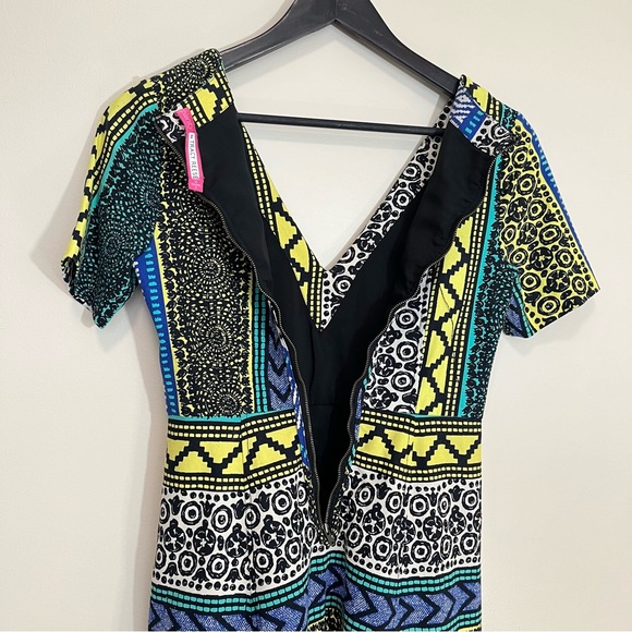 Plenty by Tracy Reese Colouful Abstract Print Mini Dress - Picture 8 of 14